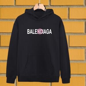 Classic Balenciaga Black Hoodie Men's